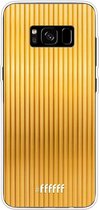 Samsung Galaxy S8 Plus Hoesje Transparant TPU Case - Bold Gold #ffffff