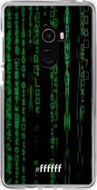 Xiaomi Mi Mix 2 Hoesje Transparant TPU Case - Hacking The Matrix #ffffff