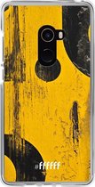 Xiaomi Mi Mix 2 Hoesje Transparant TPU Case - Black And Yellow #ffffff