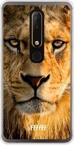 Nokia 6 (2018) Hoesje Transparant TPU Case - Leo #ffffff