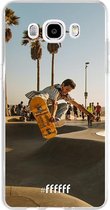 Samsung Galaxy J5 (2016) Hoesje Transparant TPU Case - Let's Skate #ffffff