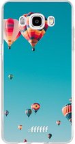 Samsung Galaxy J5 (2016) Hoesje Transparant TPU Case - Air Balloons #ffffff