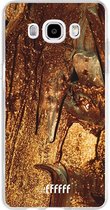 Samsung Galaxy J5 (2016) Hoesje Transparant TPU Case - Lets go Gold #ffffff