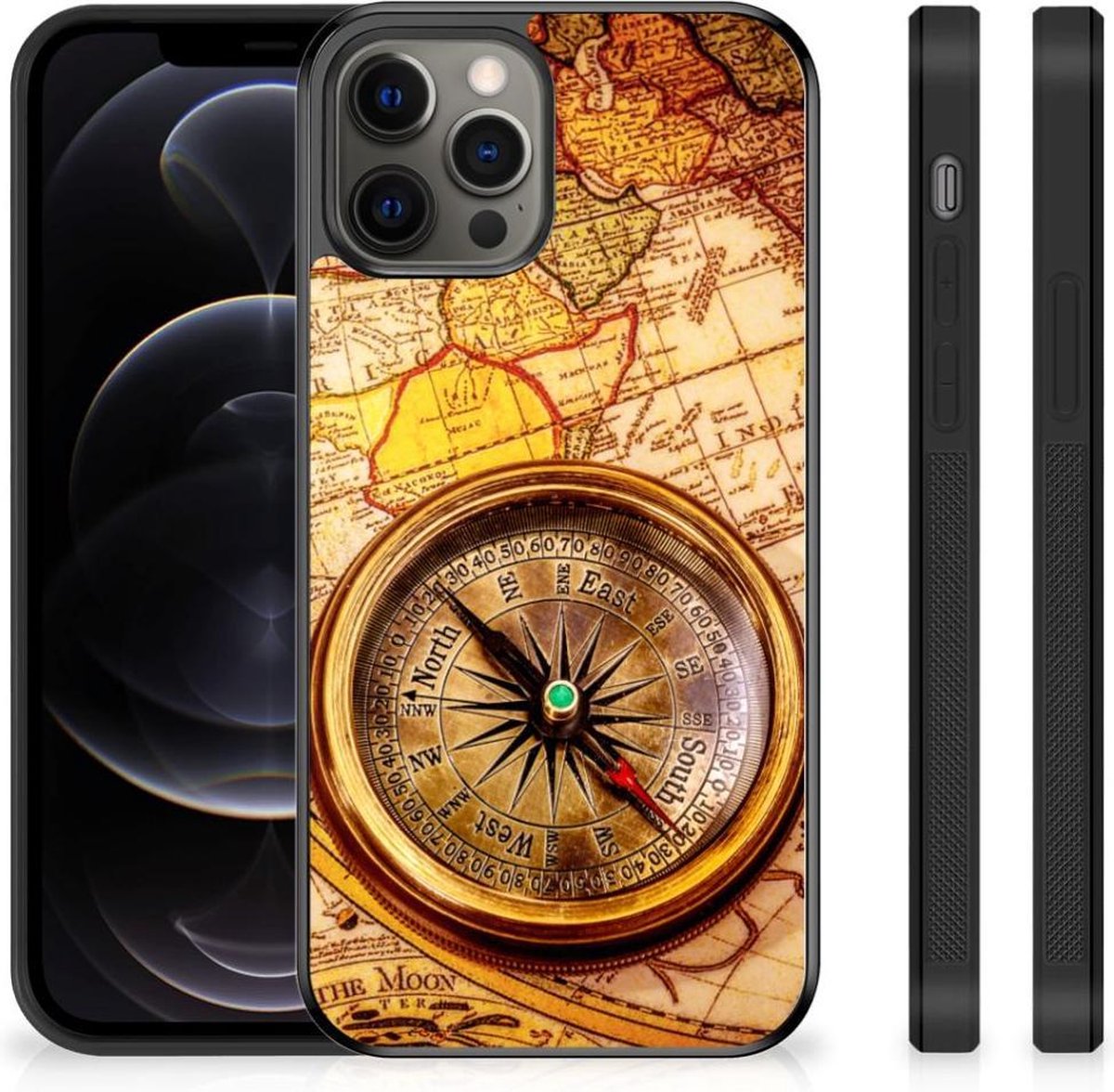 iPhone 12 Pro Max Silicone Hoesje Kompas