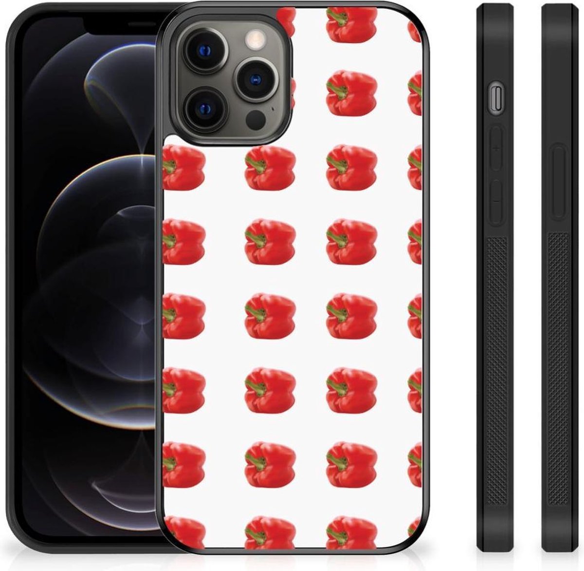 iPhone 12 Pro Max Silicone Case Paprika Red