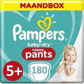 Pampers Baby Dry Pants Maat 5+ - 180 Luiers Maandbox XL