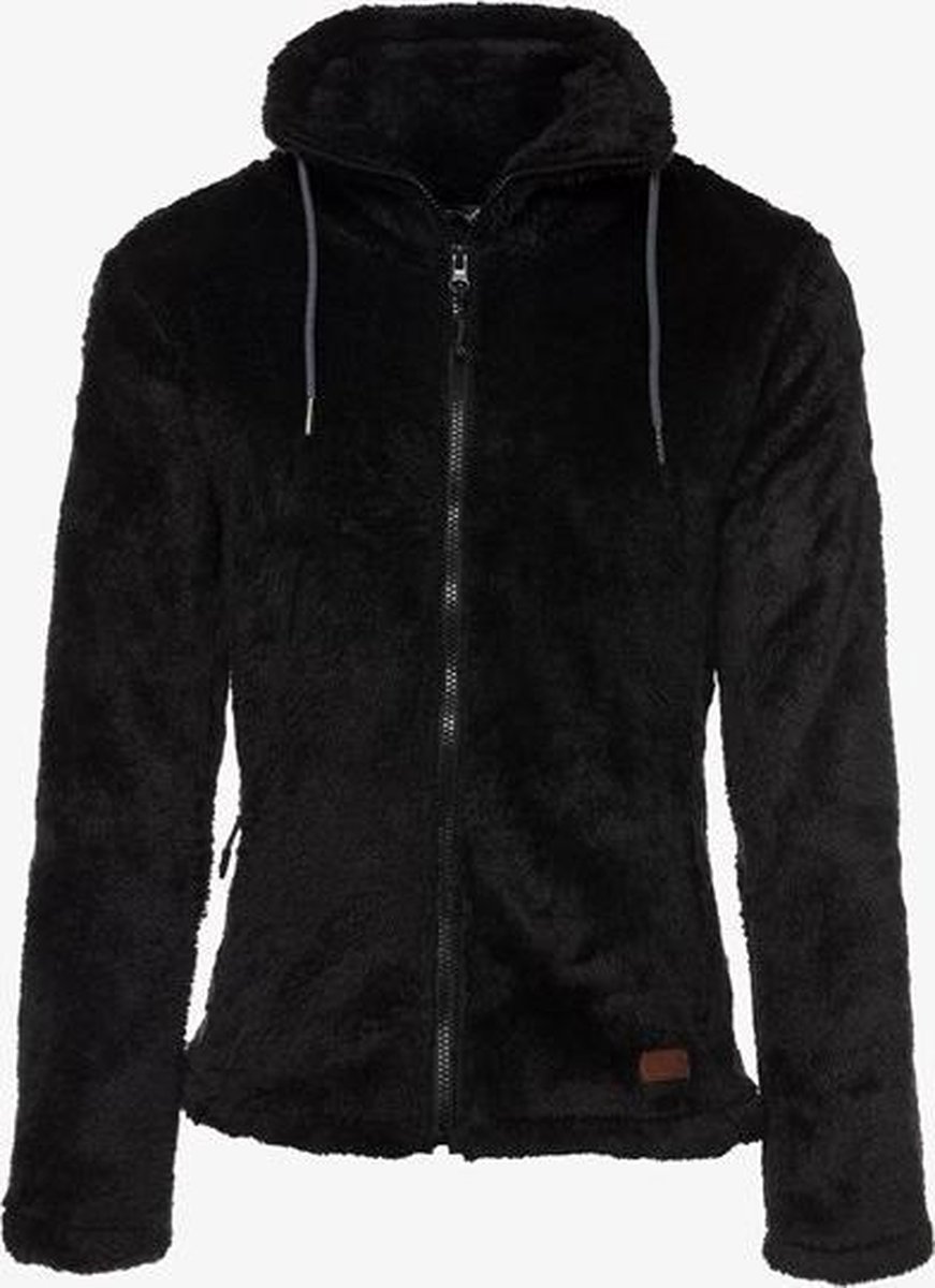 zwart lang vest dames sale