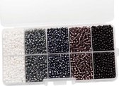 Pack avantage - Rocailles perles de verre (3 mm) ' Mix Color'