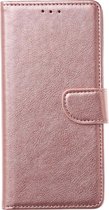 Xssive Hoesje voor Oppo Reno4 Pro - Book Case - Rose Goud