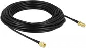 DeLOCK 90444 coax-kabel LMR100 15 meter SMA Zwart