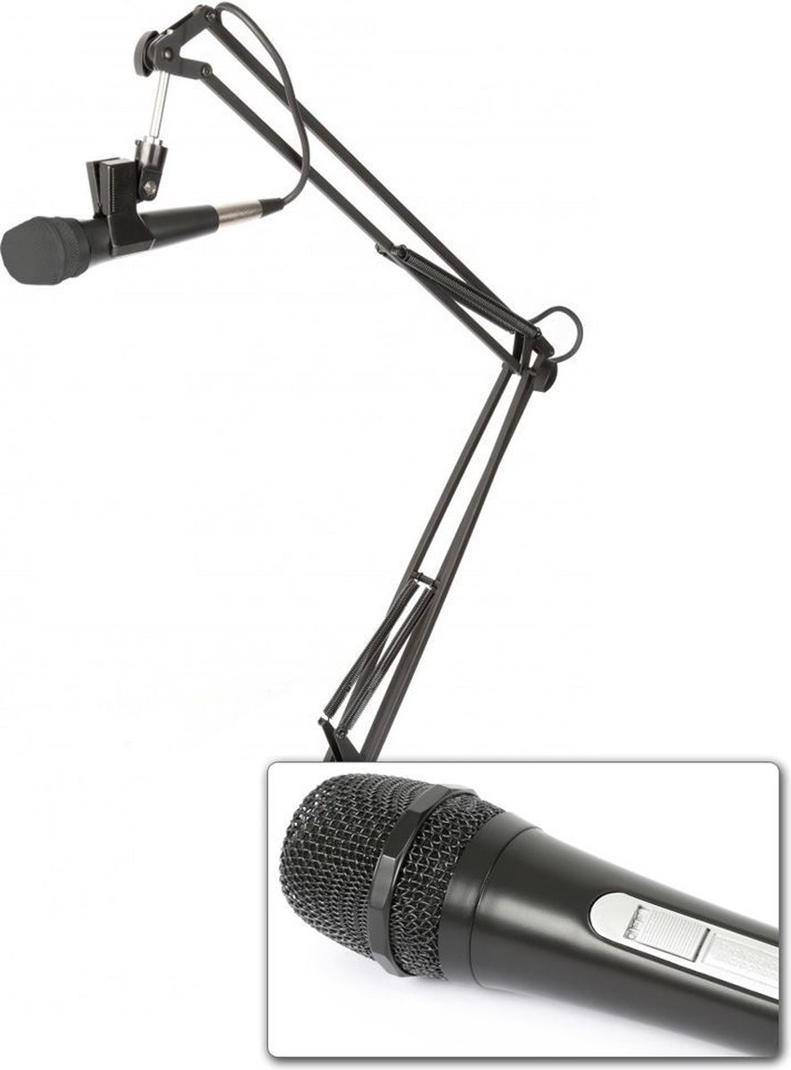 Fenton microfoon met broadcaststand voor studiogebruik