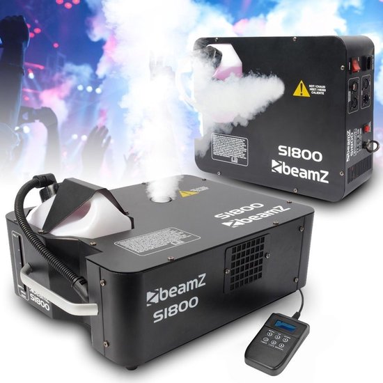 Rookmachine - BeamZ S1800 - horizontaal / verticaal - DMX - 1800W | bol