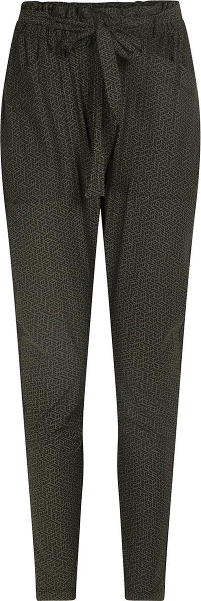 Intence Printed Travel Pant 205 Army/black