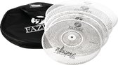 Fazley CYM-Mute-PRO-S Low Noise Silver 4-delige bekkenset incl. bekkentas