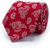 GENTS | Stropdas collectie patroon rood Maat NS