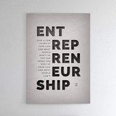 Walljar - Entrepreneurship - Muurdecoratie - Plexiglas schilderij