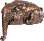 Gifts Amsterdam Sculptuur Olifant 17,5 X 13,5 Cm Polysteen Brons