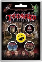 Tankard - One Foot In The Grave Badge/button - Set van 5 - Multicolours