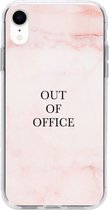 Design Backcover iPhone Xr hoesje - Out Of Office