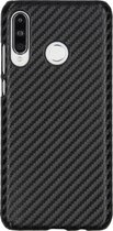 Carbon Hardcase Backcover Huawei P30 Lite hoesje - Zwart