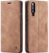 CaseMe Retro boekmodel hoesje Samsung A50 - A30s Bruin