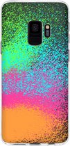 Design Backcover Samsung Galaxy S9 hoesje - Splatter Color