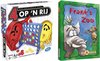 Afbeelding van het spelletje Spellenbundel - Bordspel - 2 Stuks - Hasbro 4 Op 'N Rij & Franks Zoo