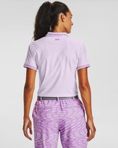 UA Zinger Pique Polo-Crystal Lilac / Exotic Bloom / Exotic Bloom