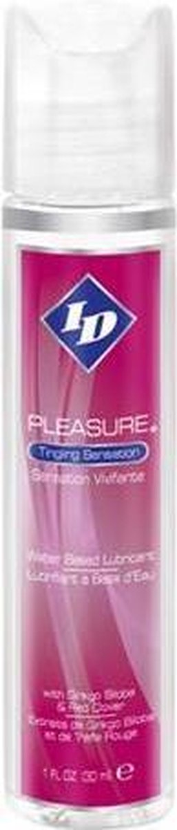 Goedkoopste ID Pleasure - Glijmiddel op Waterbasis - Met tintelend gevoel - 30 ml
