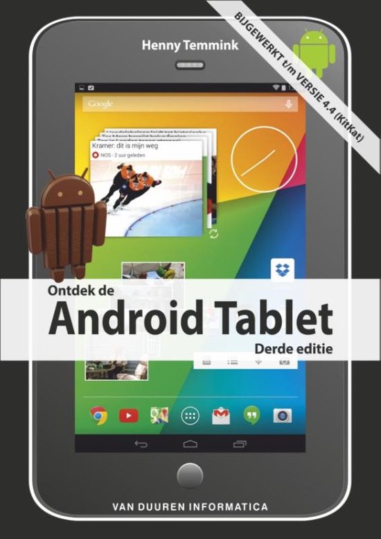 Cover van het boek 'Ontdek de Android tablet' van Henny Temmink