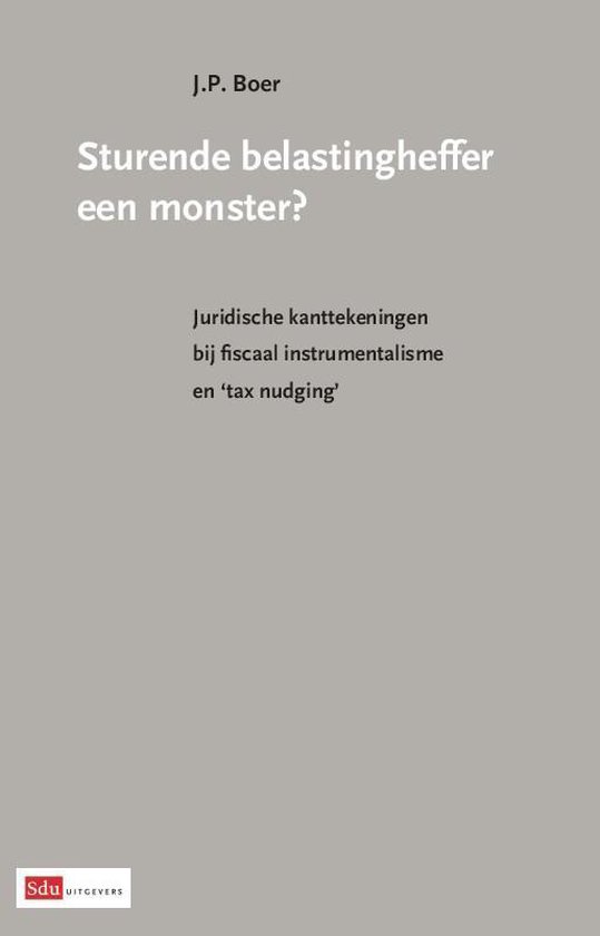 Sturende belastingheffer een monster? - cover