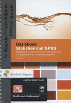 Boek cover Basisboek statistiek met SPSS van Ben Baarda