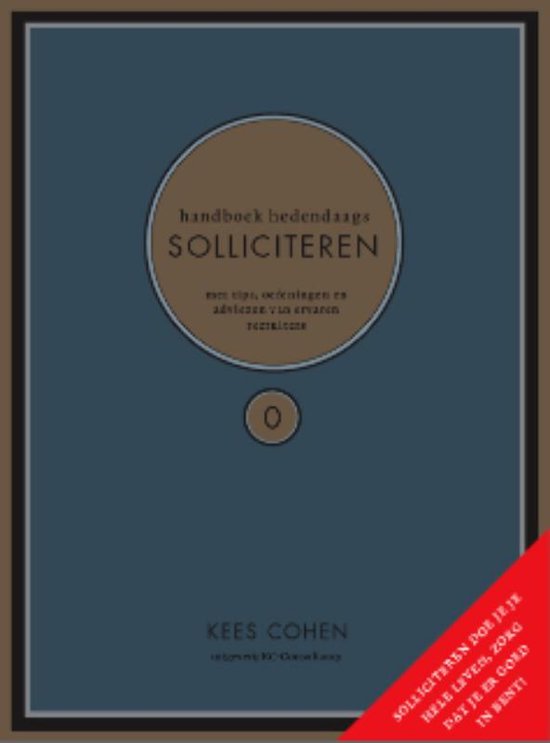 Cover van het boek 'Handboek Hedendaags Solliciteren' van Kees Cohen