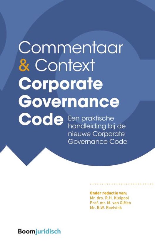 Commentaar & Context Corporate Governance Code - cover