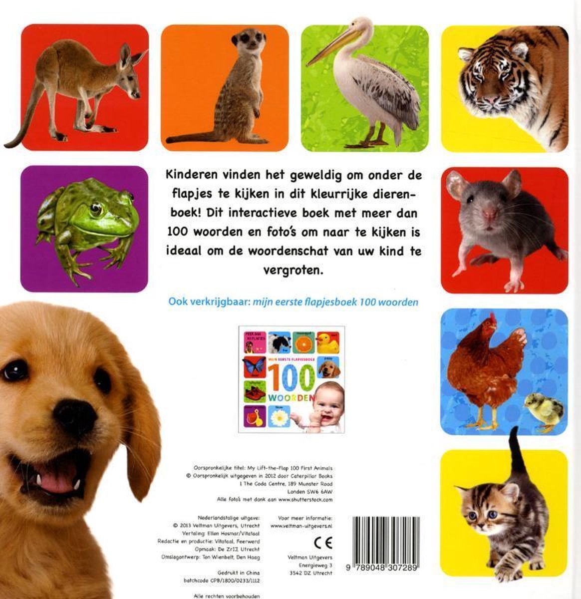 Harmonie vragenlijst terugvallen Mijn eerste flapjesboek 100 dieren, Diverse auteurs | 9789048307289 |  Boeken | bol.com