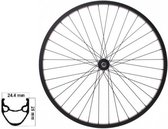 Hzb voorwiel 24 inch etrto 507 alu vaste as zwart