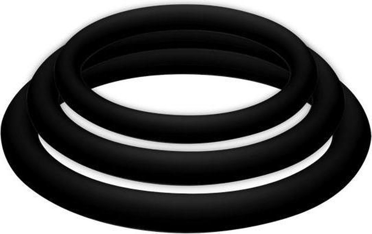 POTENZplus Pack of 3 (Small, Medium and Large) - Black