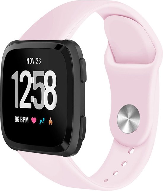 123watches siliconen sport band roze ML Geschikt voor Fitbit