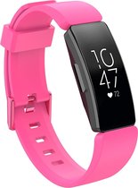 Bandje Voor Fitbit Inspire - Sport Band - Roze - Maat: SM - Horlogebandje, Armband