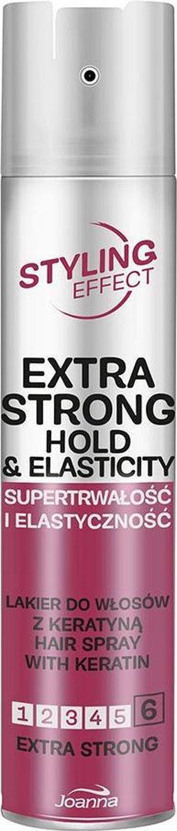 Joanna - Styling Effect Hairspray From Keratin Extra Strong 250Ml