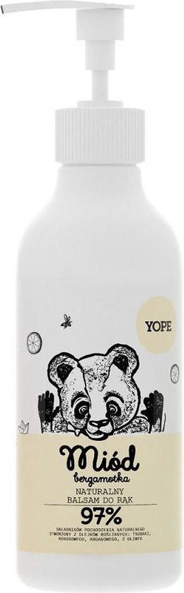 Yope - Naturalny balsam do rąk Miód & Bergamotka 300ml