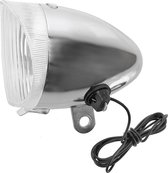 voorlicht met snoer Anlun 9 x 6 x 6 staal zilver 2-delig