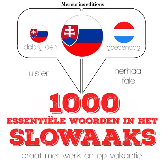 1000 essentiële woorden in het Slowaaks - cover