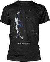 Game Of Thrones Unisex Tshirt -S- NIGHT KING POSTER Zwart