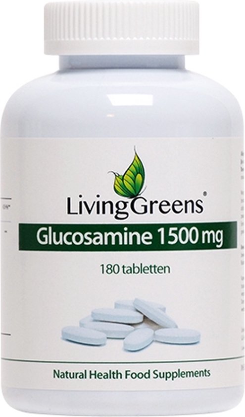 Verzwakken Wijzer Uiterlijk LivingGreens,Glucosamine, glucosamin, 1500 mg, 180 tabletten,glucosamine |  bol.com