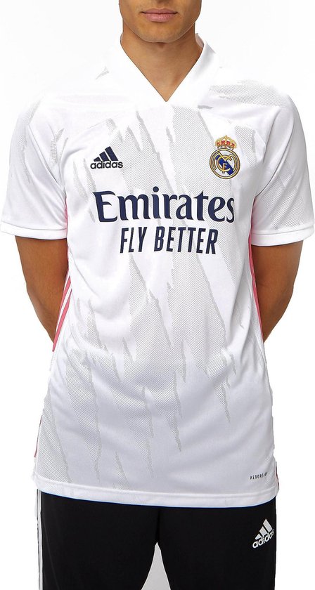 Kader Voorrecht plakband Adidas Real Madrid Thuisshirt 20/21 Wit/Roze Heren | bol.com