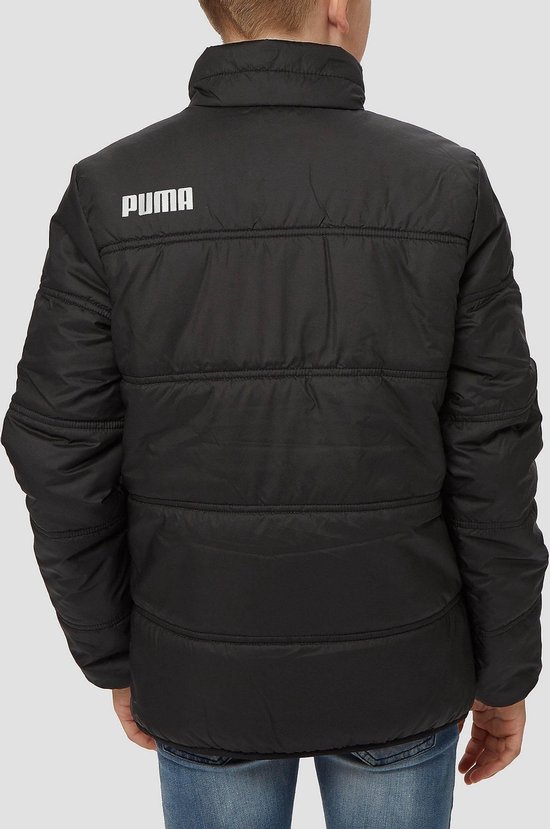 Puma Essential Padded Winterjas Zwart Kinderen - Maat 164 | bol