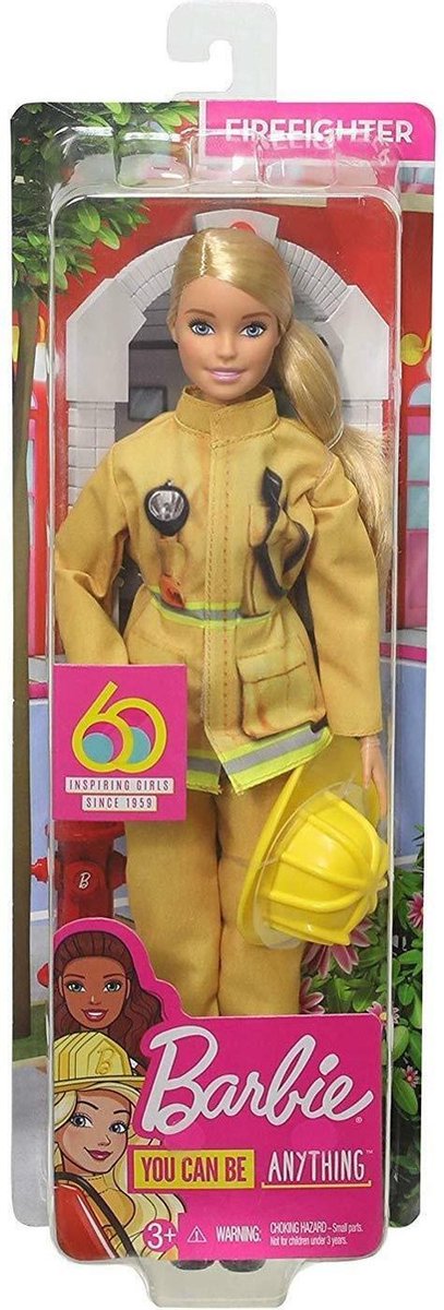 Barbie Brandweervrouw - Barbiepop | bol.com