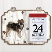 Scheurkalender 2022 Hond: Eurasiër