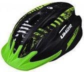 Fietshelm met visor mat zwart groen - Limar 540 Matt black green - Maat M (52-57cm) - 240 g